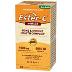 American Health Ester-C with D3 Bone & Immune Health Complex 60 tabs