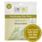 Aura Cacia Purifying Tea Tree Aromatherapy Mineral Bath 2.5 oz. packet