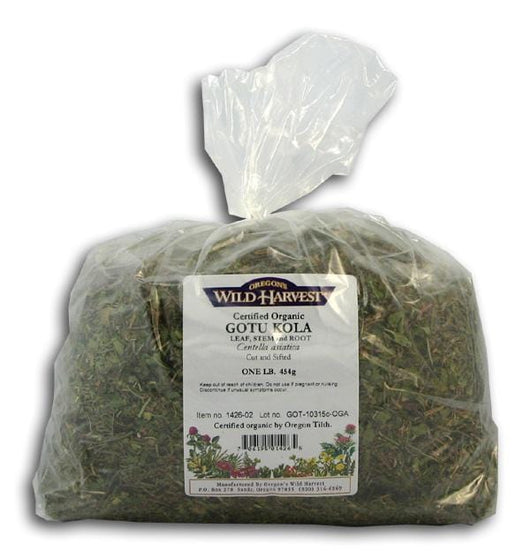 Starwest Gotu Kola Cut & Sifted Organic - 1 lb.