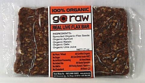 Go Raw Real Live Flax Bar - 30 x 1.25 ozs.