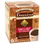 Teeccino Mediterranean Herbal Coffee Vanilla Nut 10 ct tee-bags