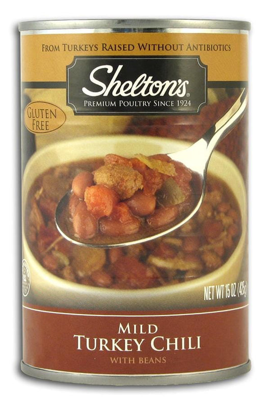 Shelton Turkey Chili Mild - 12 x 15 ozs.