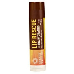 Desert Essence Lip Rescue, Ultra Hydrating with Shea Butter - 24 x 0.15 ozs.
