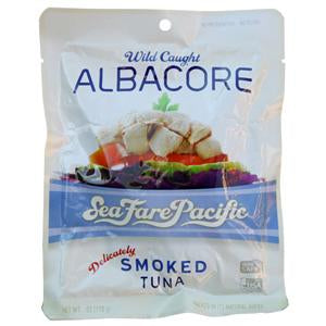 Sea Fare Pacific Albacore Tuna, Smoked - 6 ozs.
