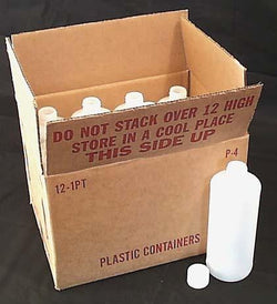 Packaging Supplies Empty Plast. Container Tall Cylinder 16 oz. - 12 x 16 ozs.