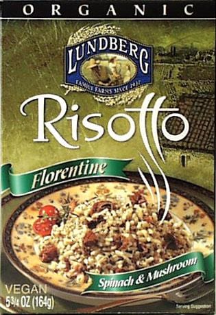 Lundberg Florentine Risotto Organic Gluten-Free - 12 x 5.75 ozs.