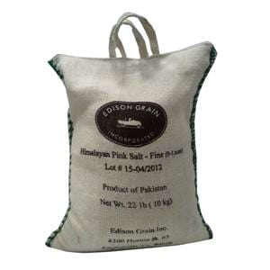 Bulk Salt, Himalayan, Stone Ground, Fine - 22 lbs.