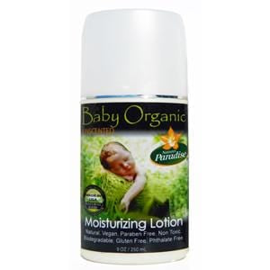 Nature's Paradise Organics Baby Moisturizing Lotion, Unscented, Organic - 12 x 9 ozs.