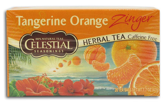 Celestial Seasonings Tangerine Orange Zinger Tea - 1 box