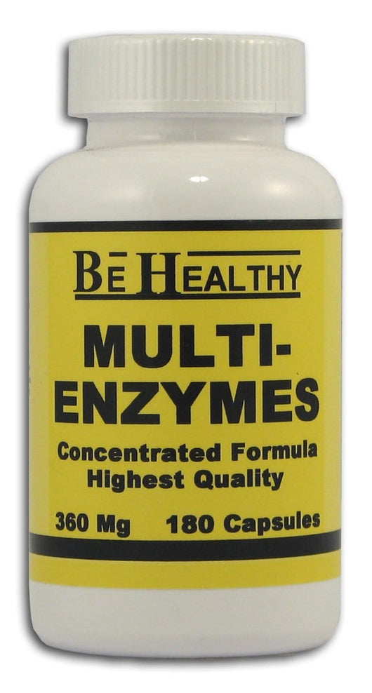 Be Healthy Multi-Enzymes - 180 caps