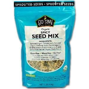 Go Raw Spicy Seed Mix, Sprouted, Organic - 6 x 1 lb.