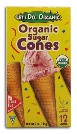 Let's Do...Organic Sugar Cones Organic - 12 cones