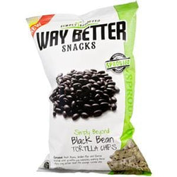 Way Better Snacks Tortilla Chips, Sprouted, Beyond Black Beans - 12 x 5.5 oz