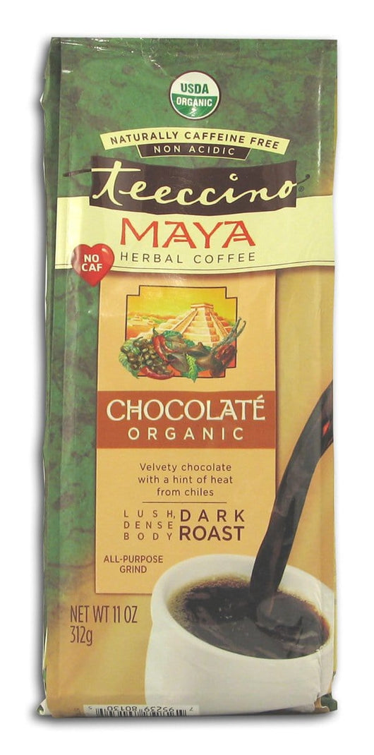 Teeccino Maya Chocolate Herbal Coffee Organic - 11 ozs.