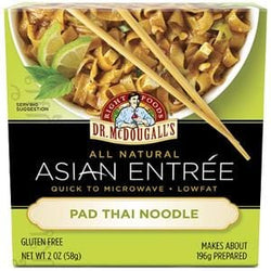 Dr. McDougall's Right Foods Asian Entree Pad Thai Noodles, Gluten Free - 6 x 2 ozs.
