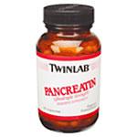 TwinLab Fiber Digestion & Regularity Pancreatin (Quadruple Strength) 500 mg 50 caps