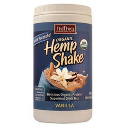 Nutiva Hemp Protein Shake, Vanilla - 16 ozs.