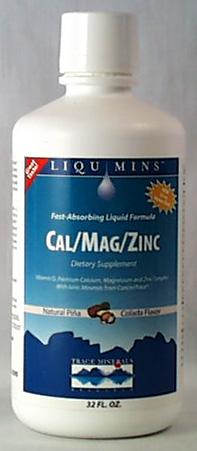 Trace Minerals Cal/Mag/Zinc Value Size - 32 ozs.