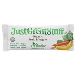 Betty Lou's Fruit & Veggie Bar, Organic - 12 x 1.50 ozs.