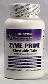 Houston Nutraceuticals Zyme Prime Chewable Tabs - 180 tablets