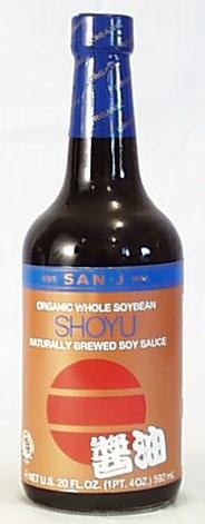 San-J Shoyu Bronze Label Organic - 20 ozs.