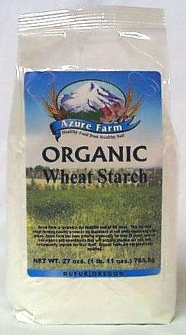 Azure Farm Wheat Starch Organic - 4 x 27 ozs.