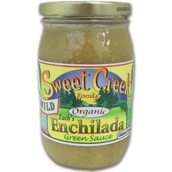 Sweet Creek Foods Enchilada Green Sauce, Mild, Organic - 12 x 16 ozs.