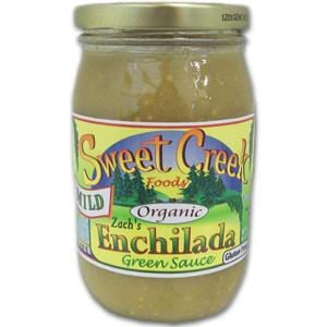 Sweet Creek Foods Enchilada Green Sauce, Mild, Organic - 12 x 16 ozs.
