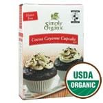 Simply Organic Cocoa Cayenne Cupcake Mix Organic Fair Trade Gluten-Free