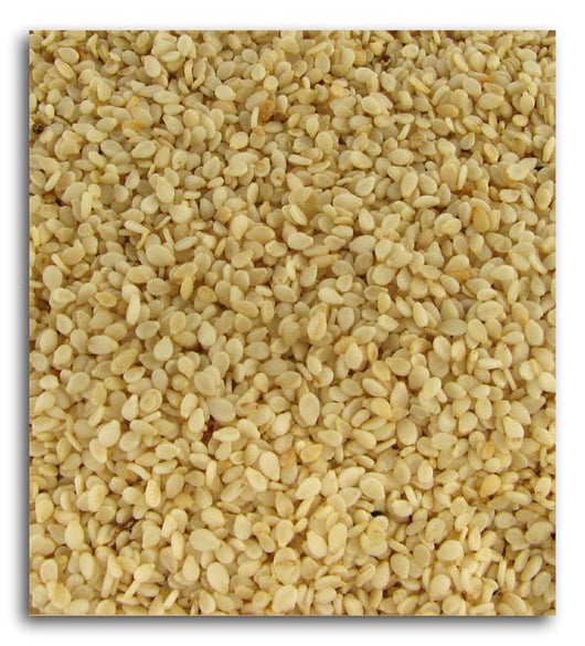 Bulk Sesame Seeds White Hulled - 50 lbs.