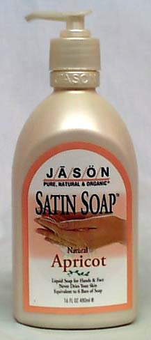 Jason Apricot Liquid Satin Soap with Pump - 16 ozs.