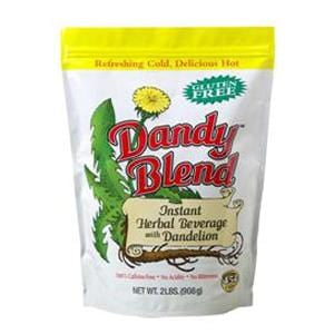 Dandy Blend Instant Herbal Coffee Substitute with Dandelion - 6 x 2 lbs