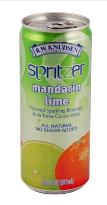 Knudsen Mandarin Lime Spritzer - 4 x 10.5 ozs.