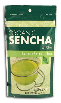 Eden Foods Sencha Uji Cha Loose Green Tea Organic - 12 x 2.25 ozs.