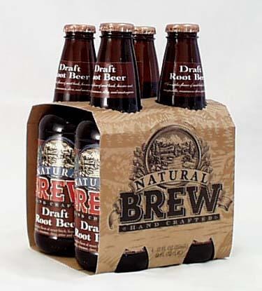 Natural Brew Draft Root Beer - 4 x 12 ozs.