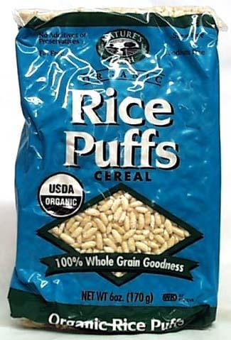 Nature's Path Rice Puffs Organic - 3 x 6 ozs.