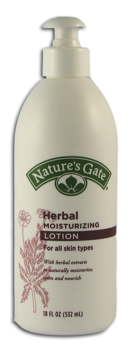 Nature's Gate Herbal Moisturizing Lotion for All Skin Types - 18 ozs.