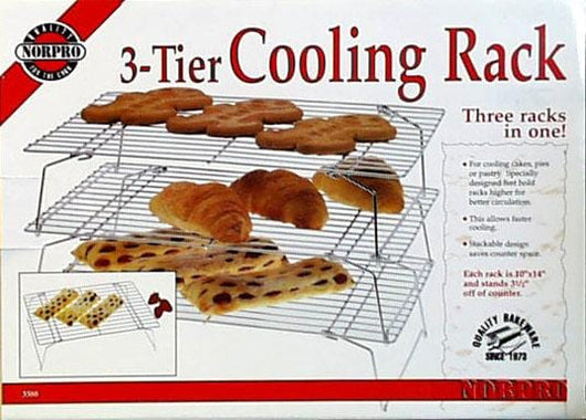 Norpro 3-Tier Stacking Cooling Rack - 1 unit