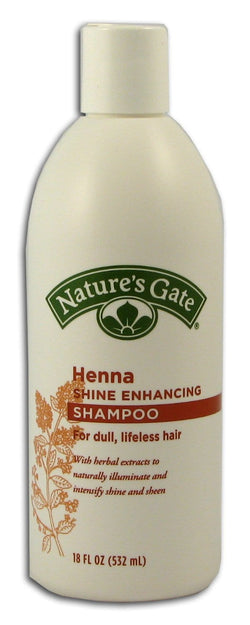 Nature's Gate Henna Shine-Enhancing Shampoo - 18 ozs.