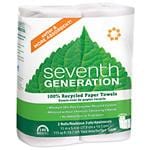 Seventh Generation Paper Towels (100% Recycled) White 2-ply 140 sheets 2-pack