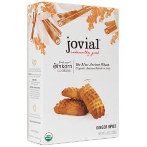 Jovial Foods Cookies, Einkorn, Ginger Spice, Organic - 8.8 ozs.