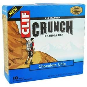 Clif Bar Chocolate Chip Crunch Granola Bars - 12 x 7.4 ozs.
