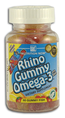 Nutrition Now Rhino Gummy Omega-3 with DHA - 60 ct.