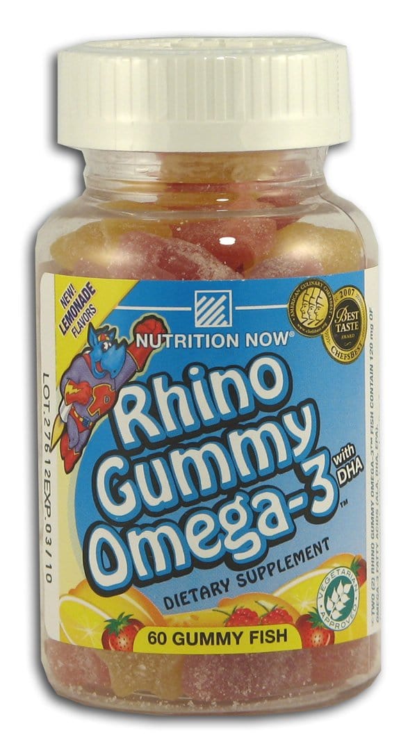 Buy Nutrition Now Rhino Gummy Omega 3 with DHA 60 ct. Health