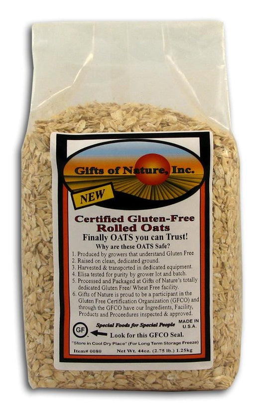 Bulk Oats Rolled Gluten Free Organic - 4 x 5 lbs.