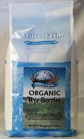 Azure Farm Rye Berries Organic - 5 lbs.