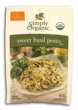 Simply Organic Sweet Basil Pesto Mix Organic - 12 x 0.53 ozs.