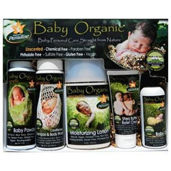 Nature's Paradise Organics Baby Care Gift Basket, Unscented, Organic - 1 set