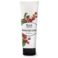 Nourish Body Lotion, Wild Berries, Organic - 12 x 8 ozs.