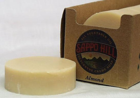 Sappo Hill Soap Bar Soap Almond (White) - 3.5 ozs.